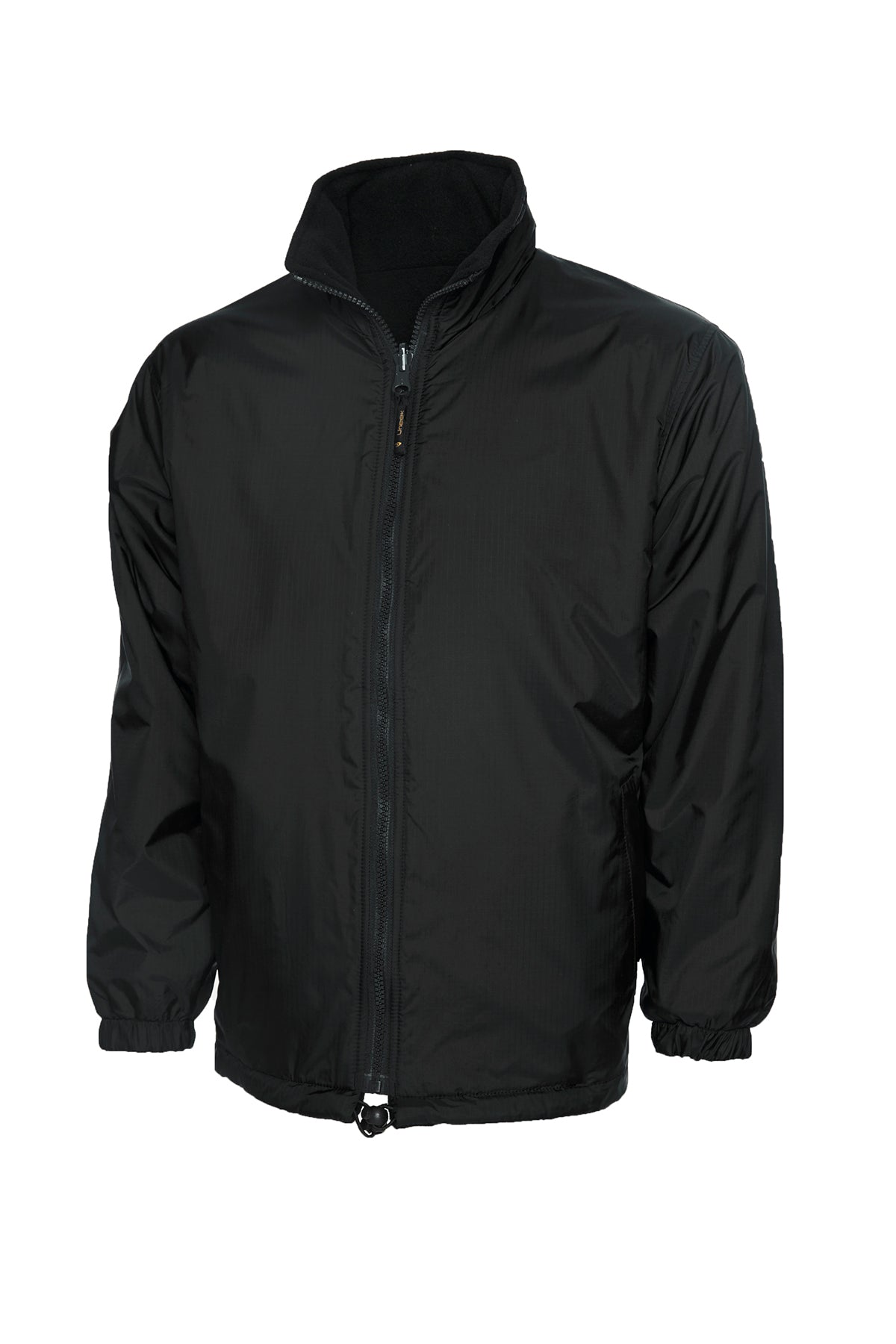 Classic Reversible Fleece Jacket in Black
