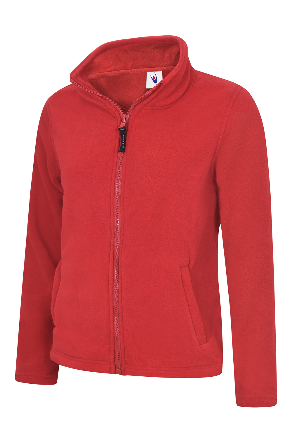 Ladies Classic Full Zip Fleece Jacket in Red