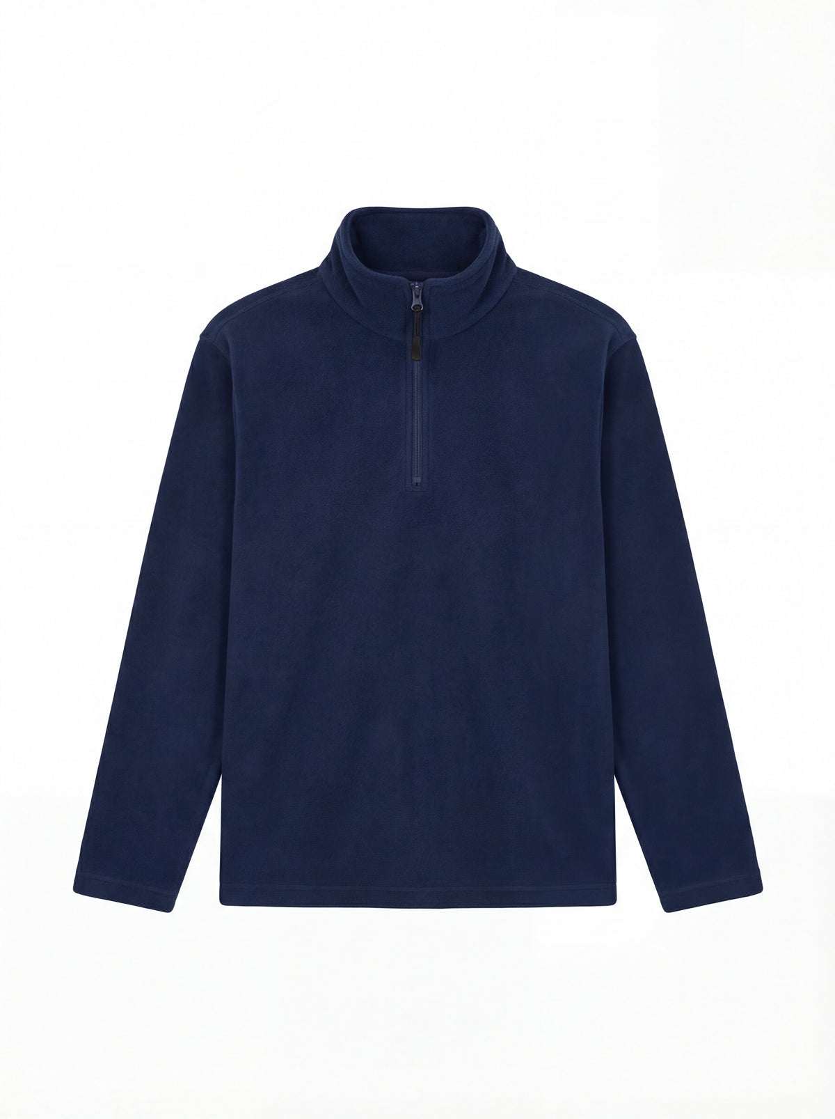 Lightweight Quarter Zip Microfleece Jacket in Navy