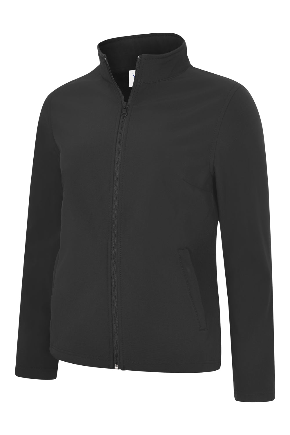 Ladies Classic Full Zip Soft Shell Jacket in Black