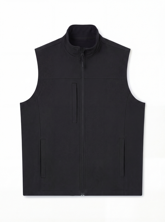 Premium Printable Softshell Gilet in Black