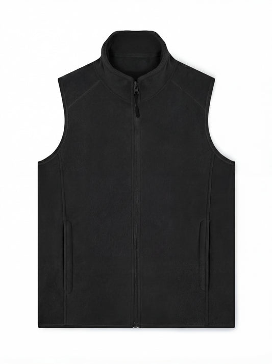 Microfleece Gilet in Black