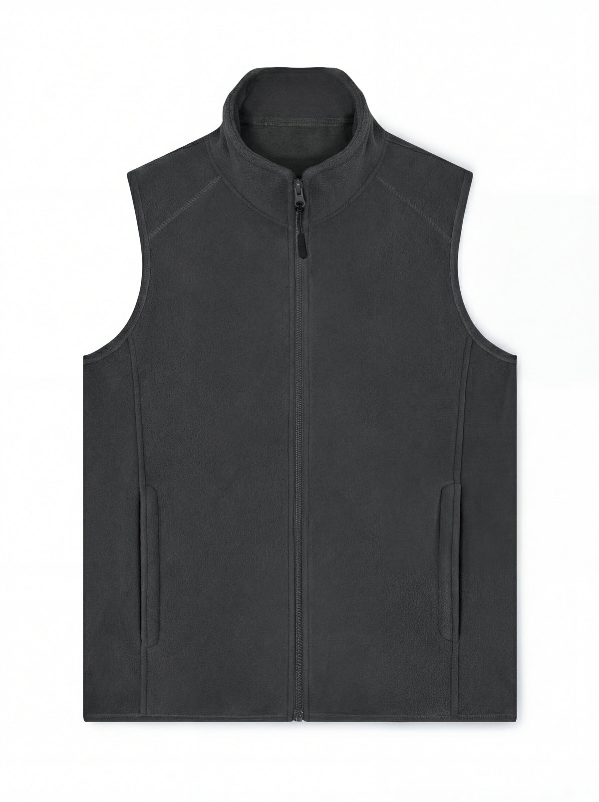 Microfleece Gilet in Charcoal
