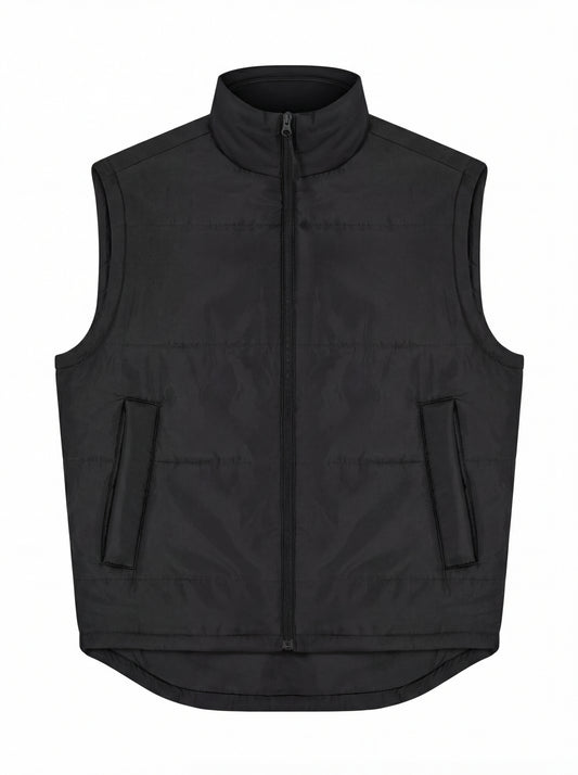 Padded Bodywarmer in Black