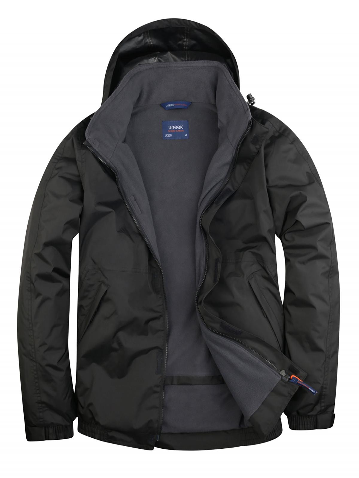 Premium Outdoor Jacket in Black/Grey