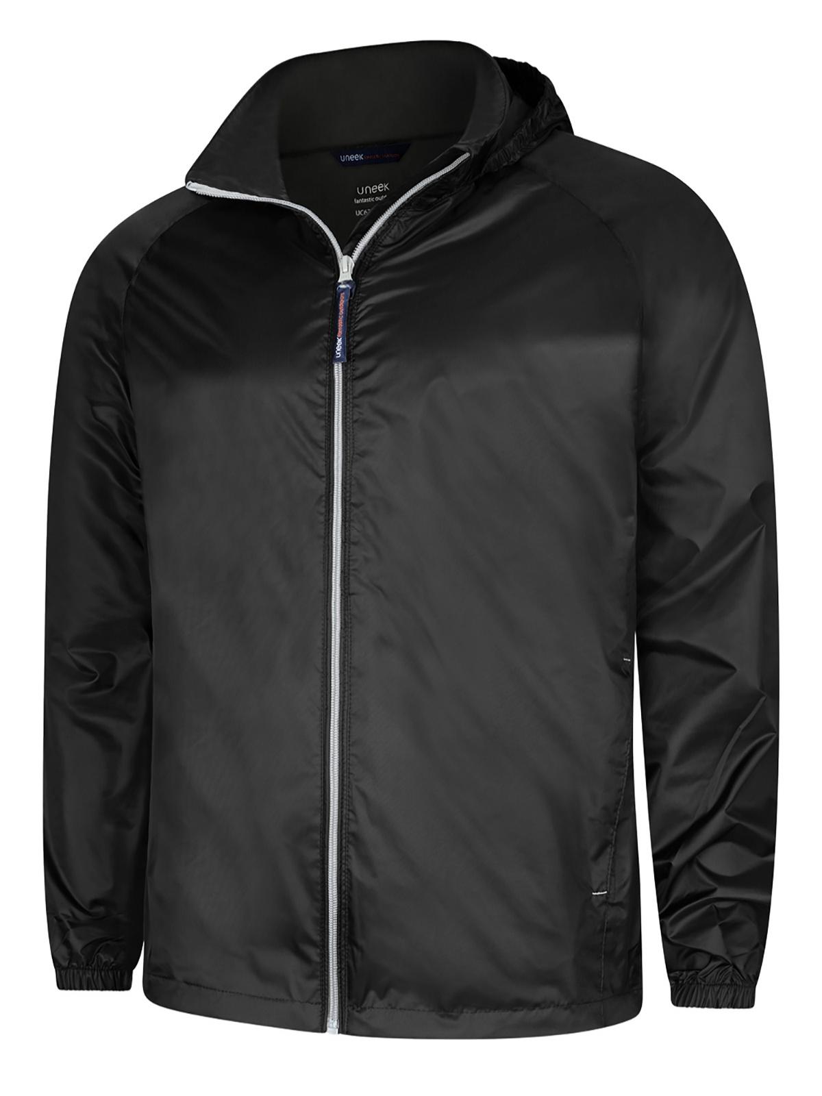 Active Jacket in Black/Grey