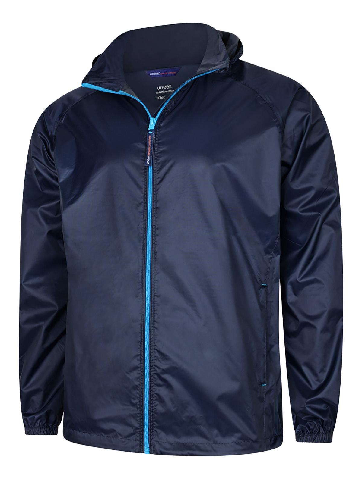 Active Jacket in Navy/Surf Blue
