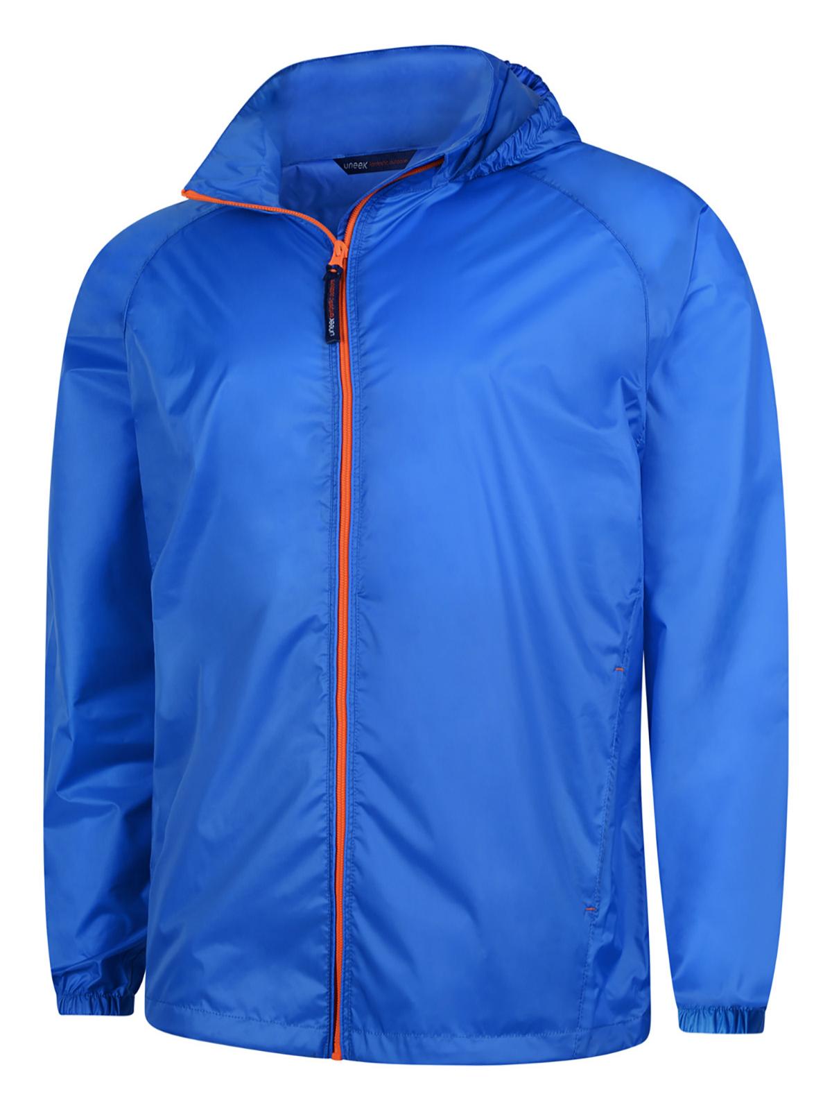 Active Jacket in Oxford Blue/Orange