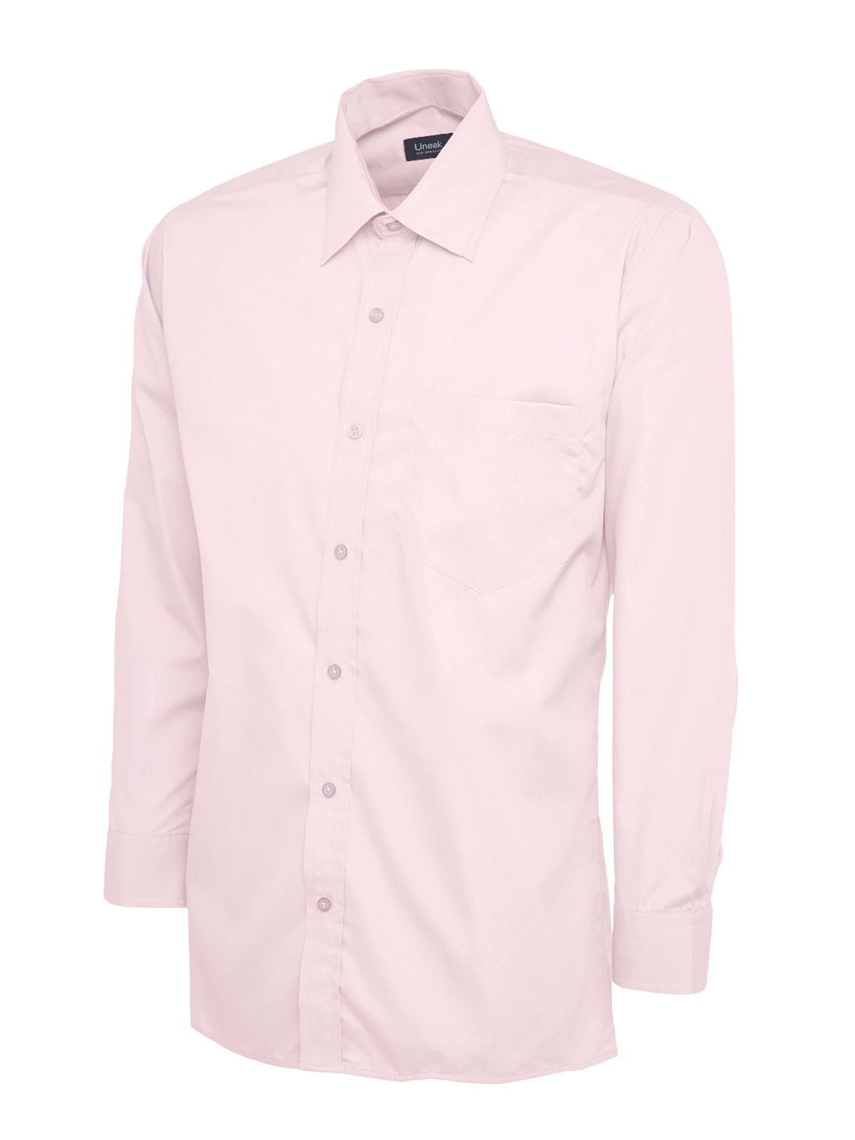 Mens Poplin Full Sleeve Shirt in Pink
