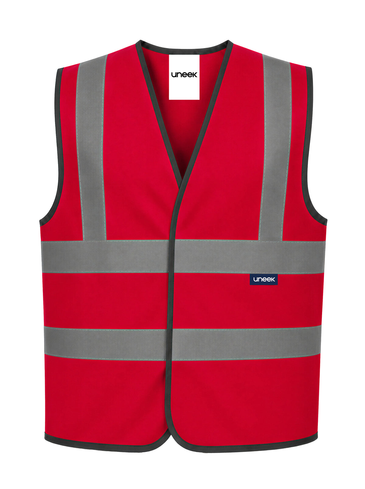 Hi Vis Safety Waistcoat in Red