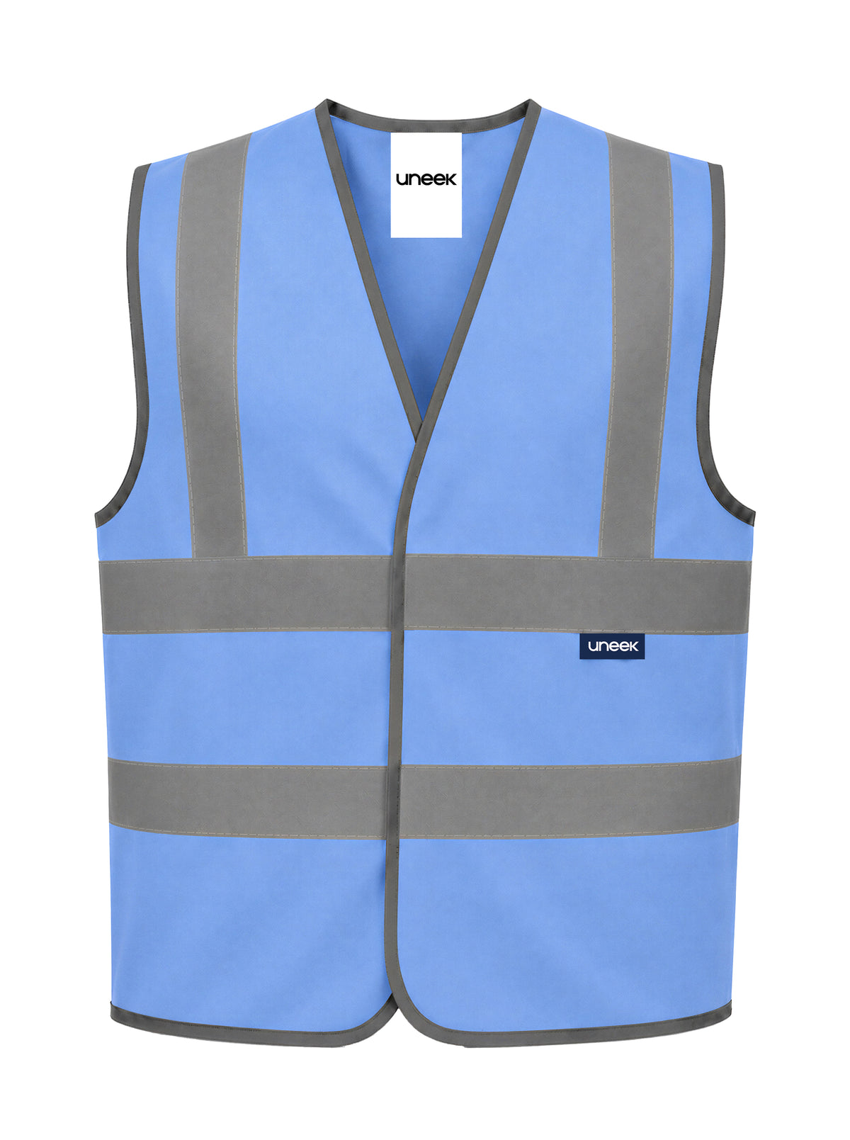 Hi Vis Safety Waistcoat in Sky