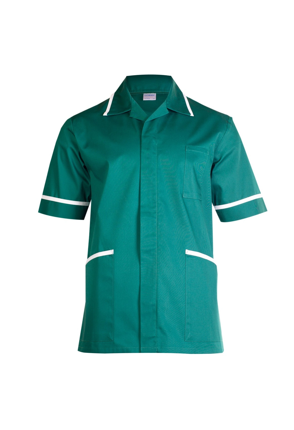 Mens Heavyweight Tunic in Bottle Green
