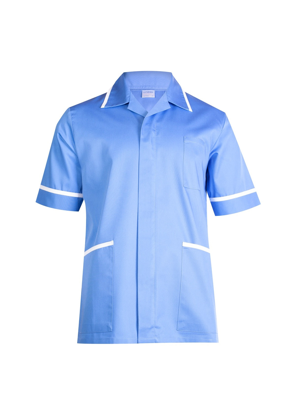 Mens Heavyweight Tunic in Hospital Blue