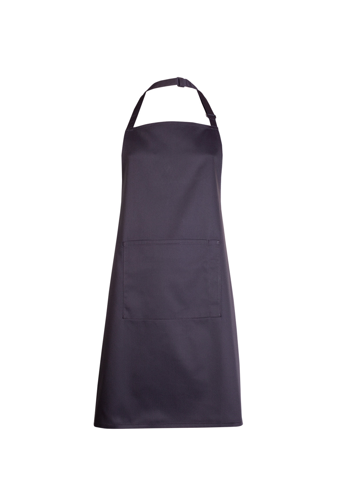 Bib Apron with Pocket in Black
