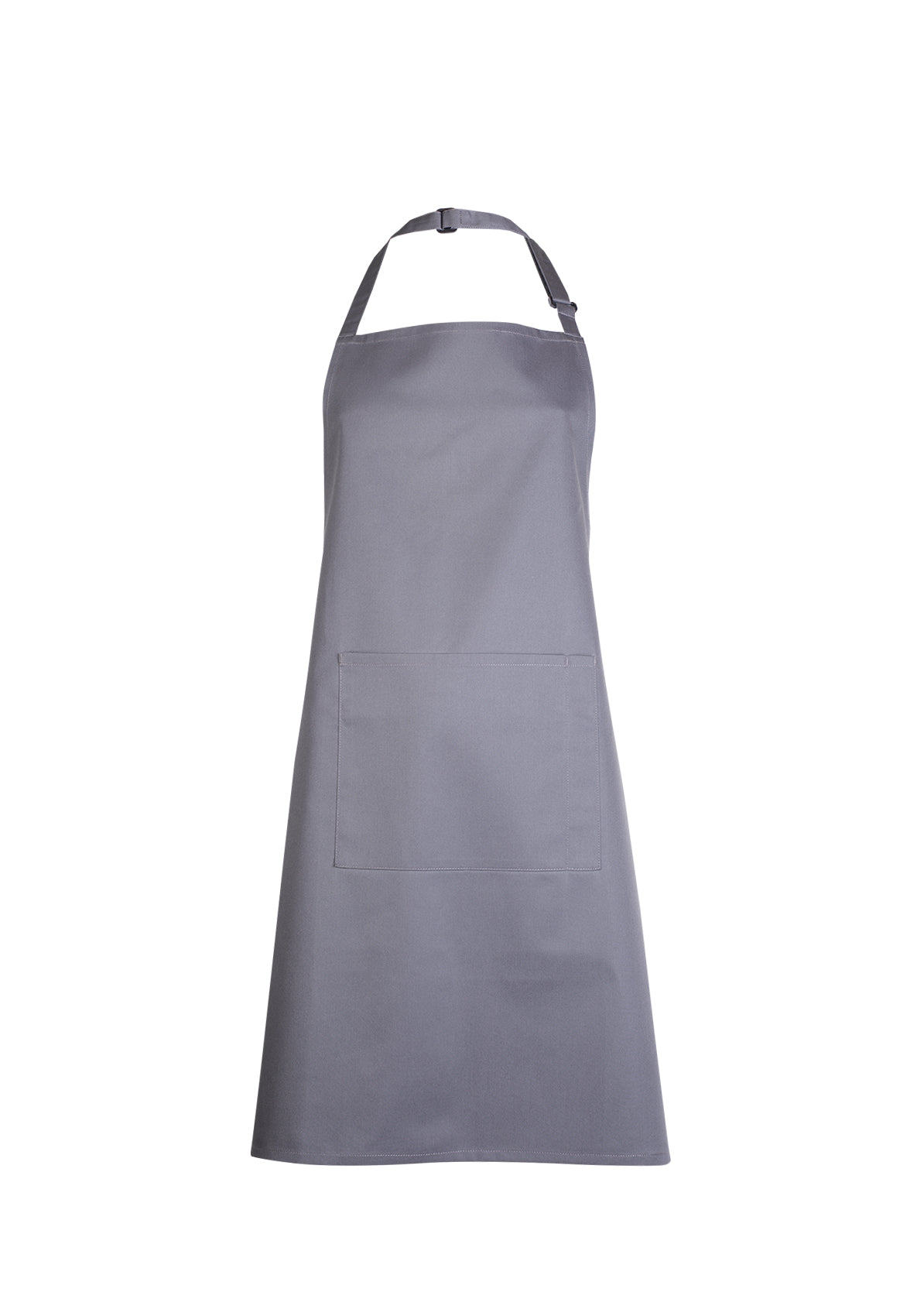 Bib Apron with Pocket in Dark Grey