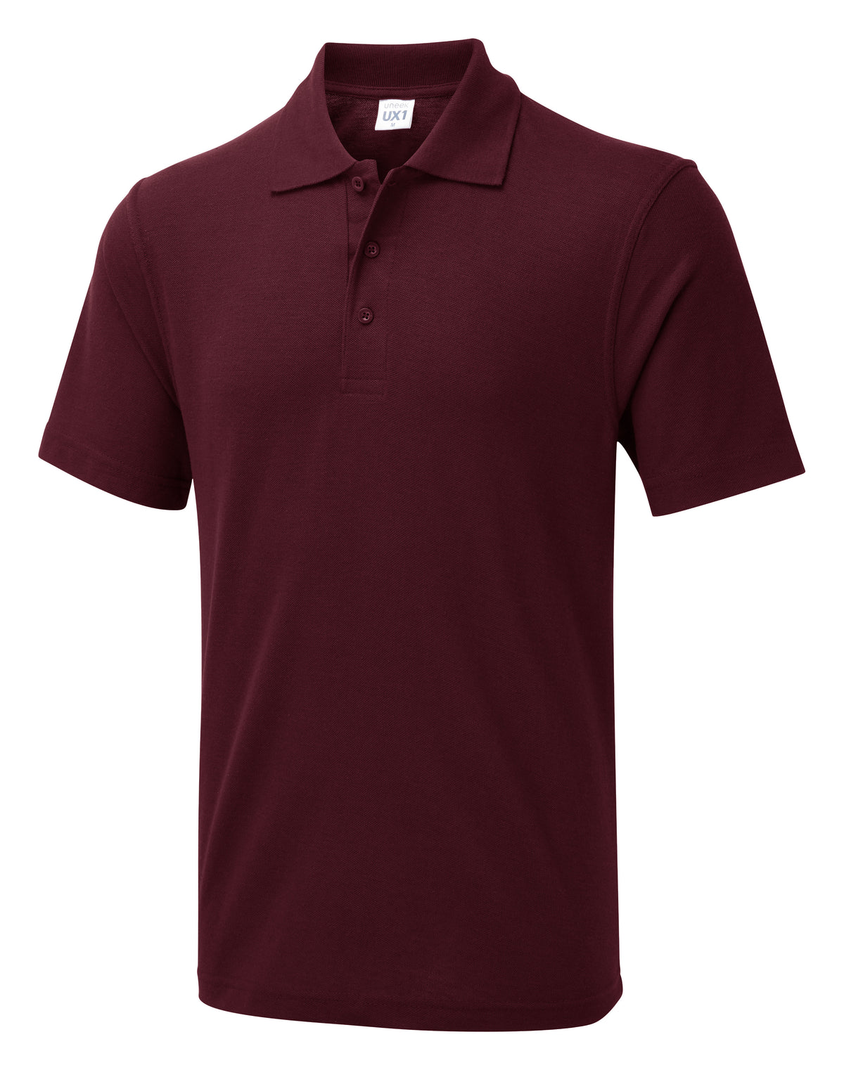 The UX Polo in Maroon