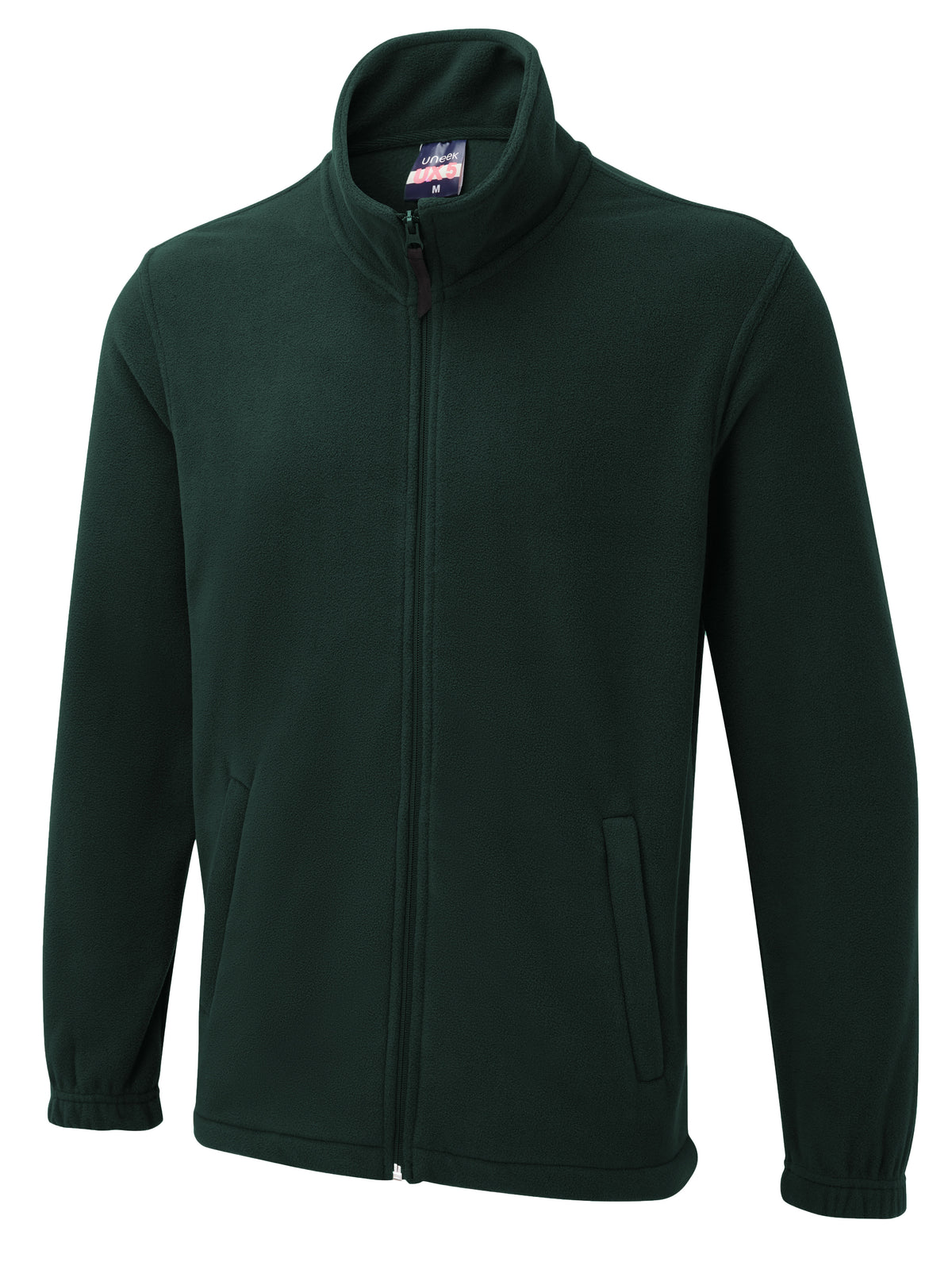 The UX Full Zip Fleece in Bottle Green