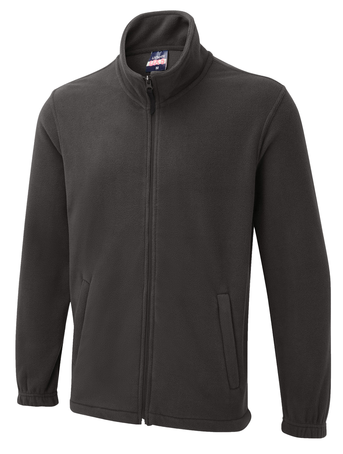 The UX Full Zip Fleece in Charcoal