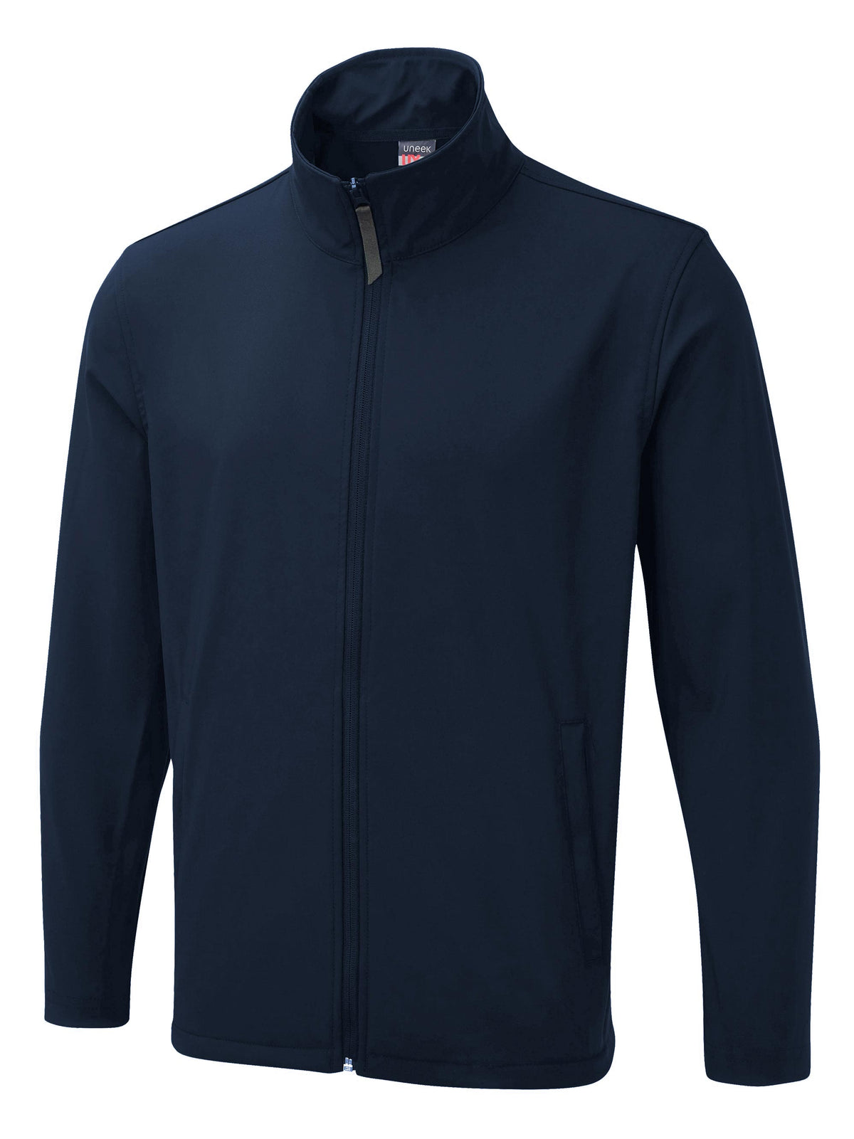 The UX Printable Soft Shell Jacket in Navy