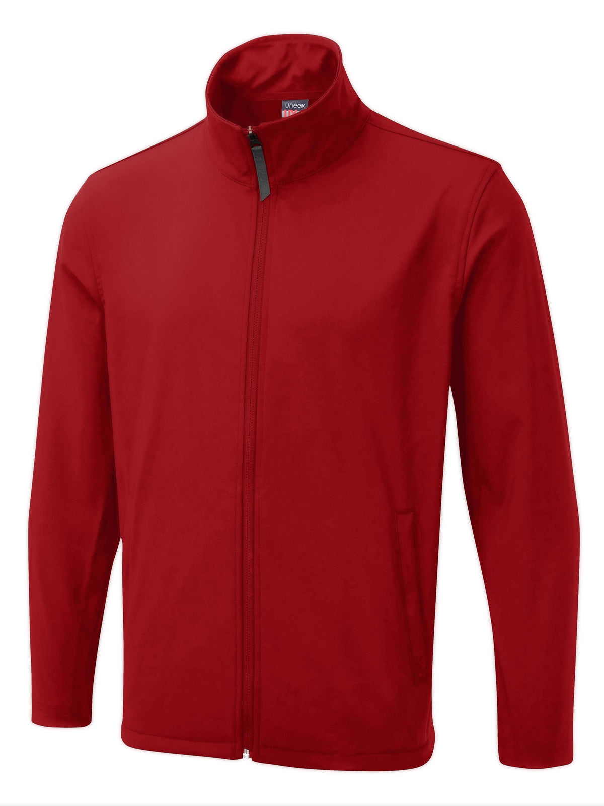 The UX Printable Soft Shell Jacket in Red