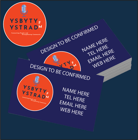 YSBYTY YSTRAD FM BUSINESS CARDS
