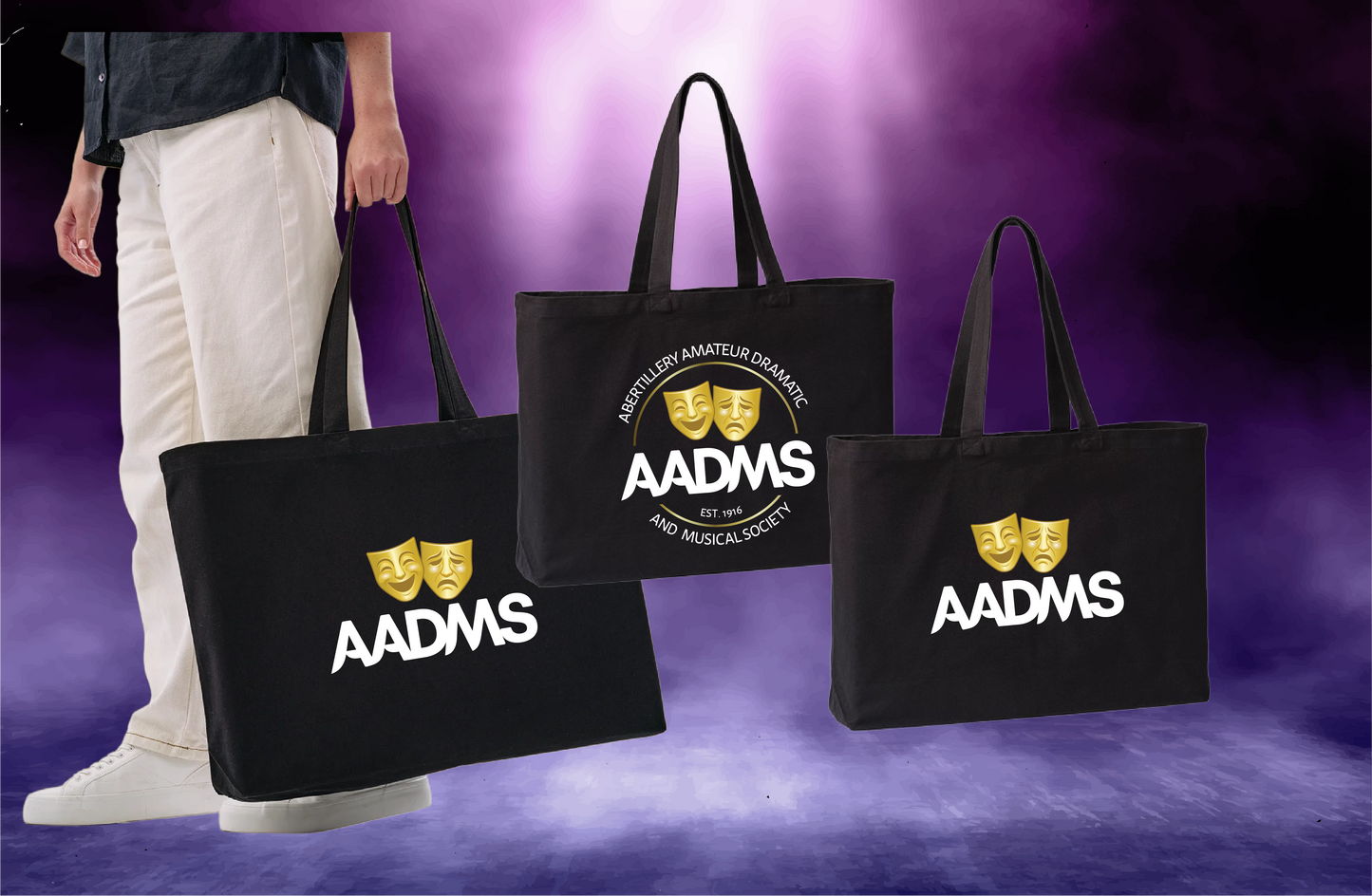 AADMS - Large Tote Bags