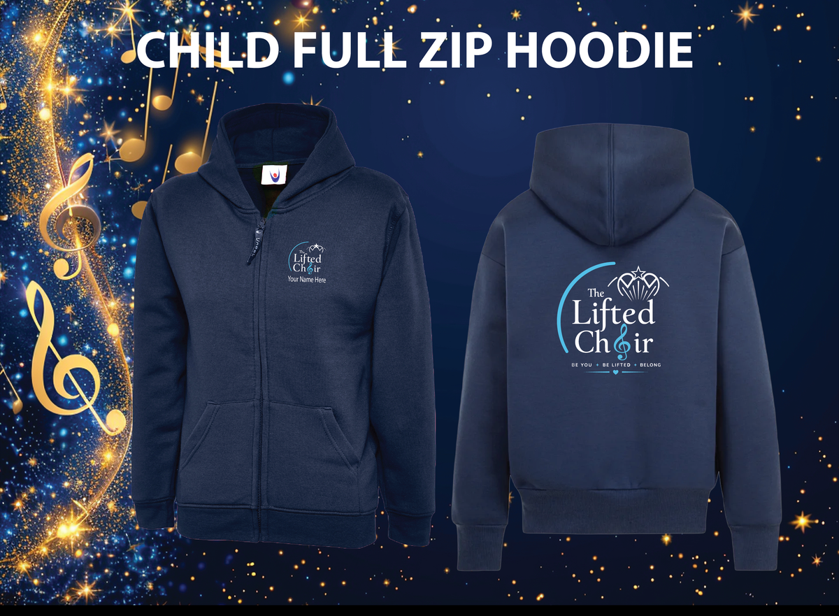 CHILD HOODIE FULL ZIP - THE LITTLE CHOIR