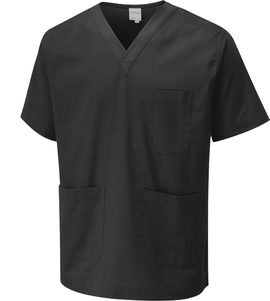 Scrub Tunic in Black