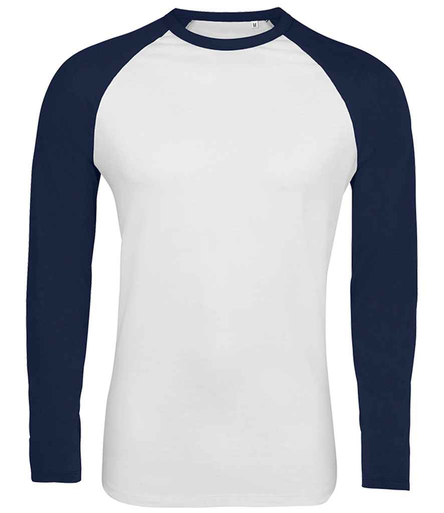 02942 White/French Navy Front