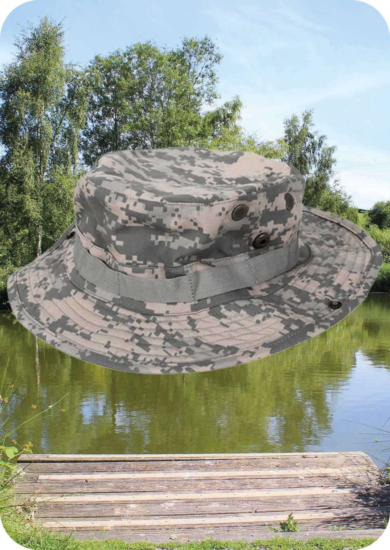 Camo Bush Hat