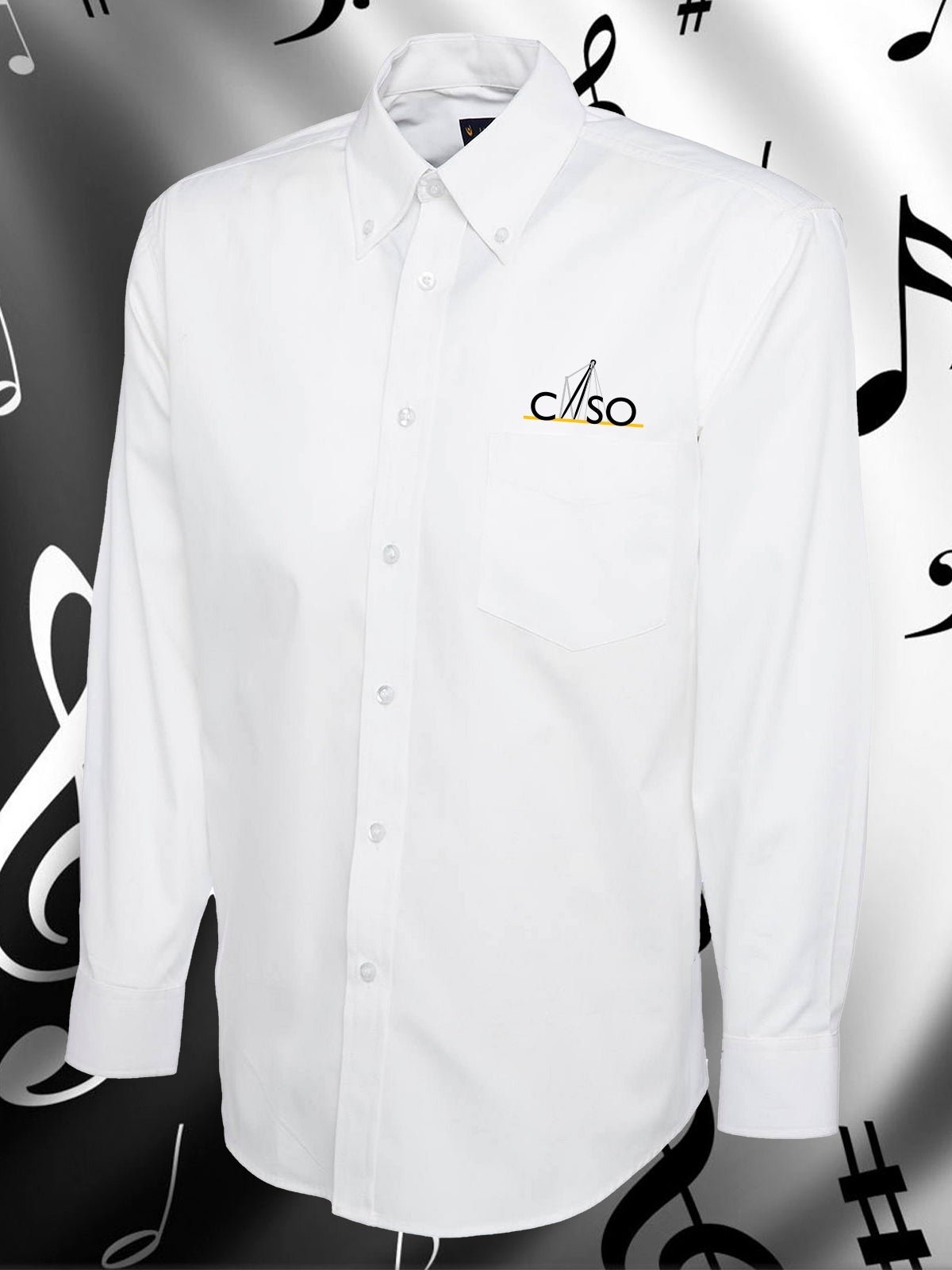 CNSO - UC701 White Long Sleeve Oxford Shirt
