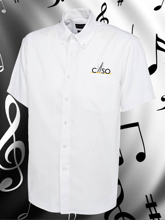 CNSO - UC702 Men's WHITE Short Sleeve Oxford Shirt