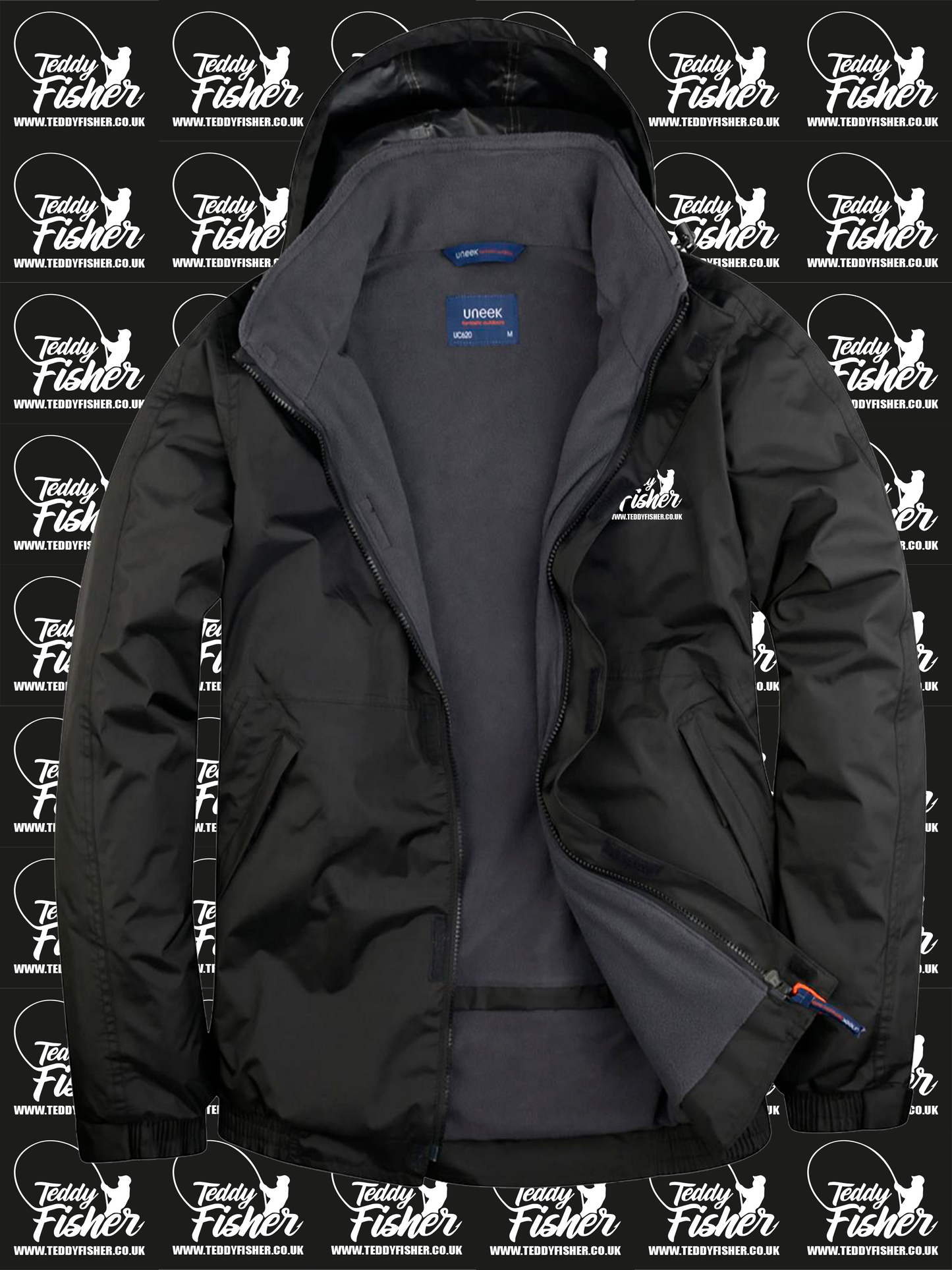 UC620 Premium Outdoor Jacket Black & Grey