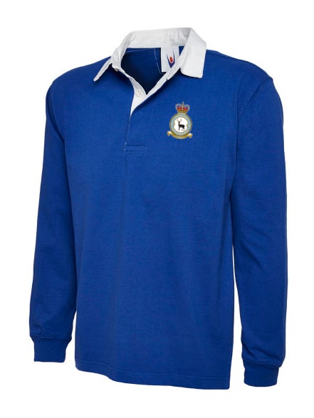90SU Crest Embroidered Classic Rugby Shirt