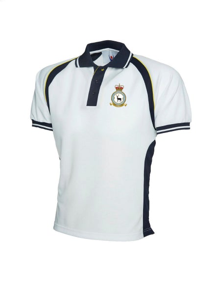 90SU CREST Embroidered Tripple Colour Polo Shirt - The Forces Shop